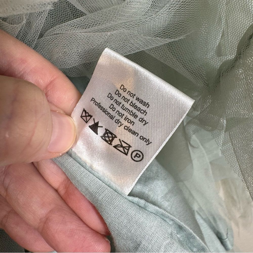 Tutu Du Monde Girls Green Feather Tutu Dress Sequins Beaded Tulle Size 6/7 - Picture 9 of 9